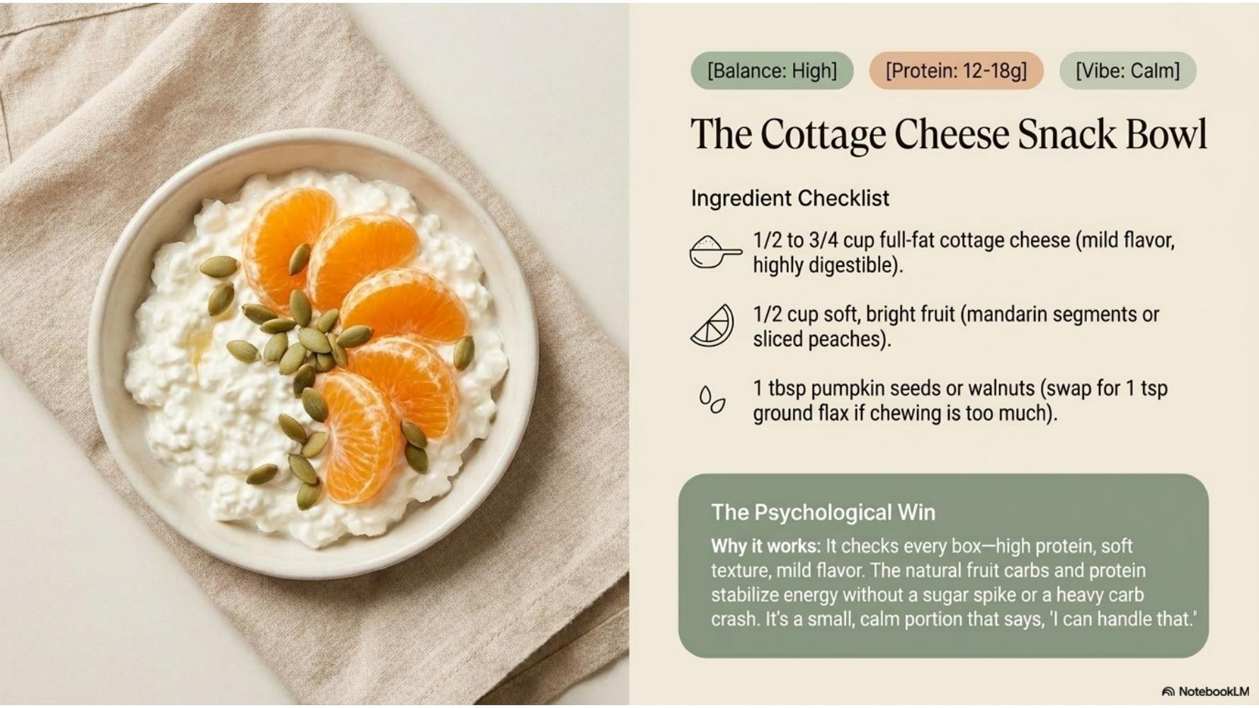 The Cottage Cheese Snack Bowl
