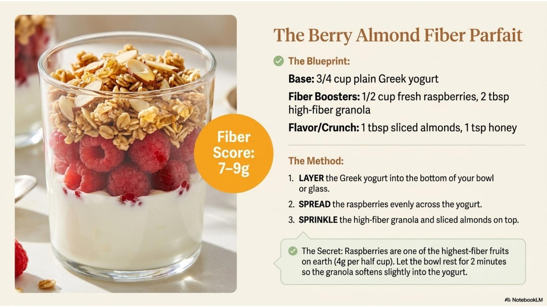 The Berry Almond Fiber Parfait