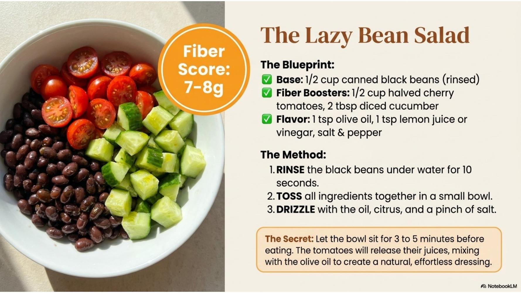 The Lazy Bean Salad