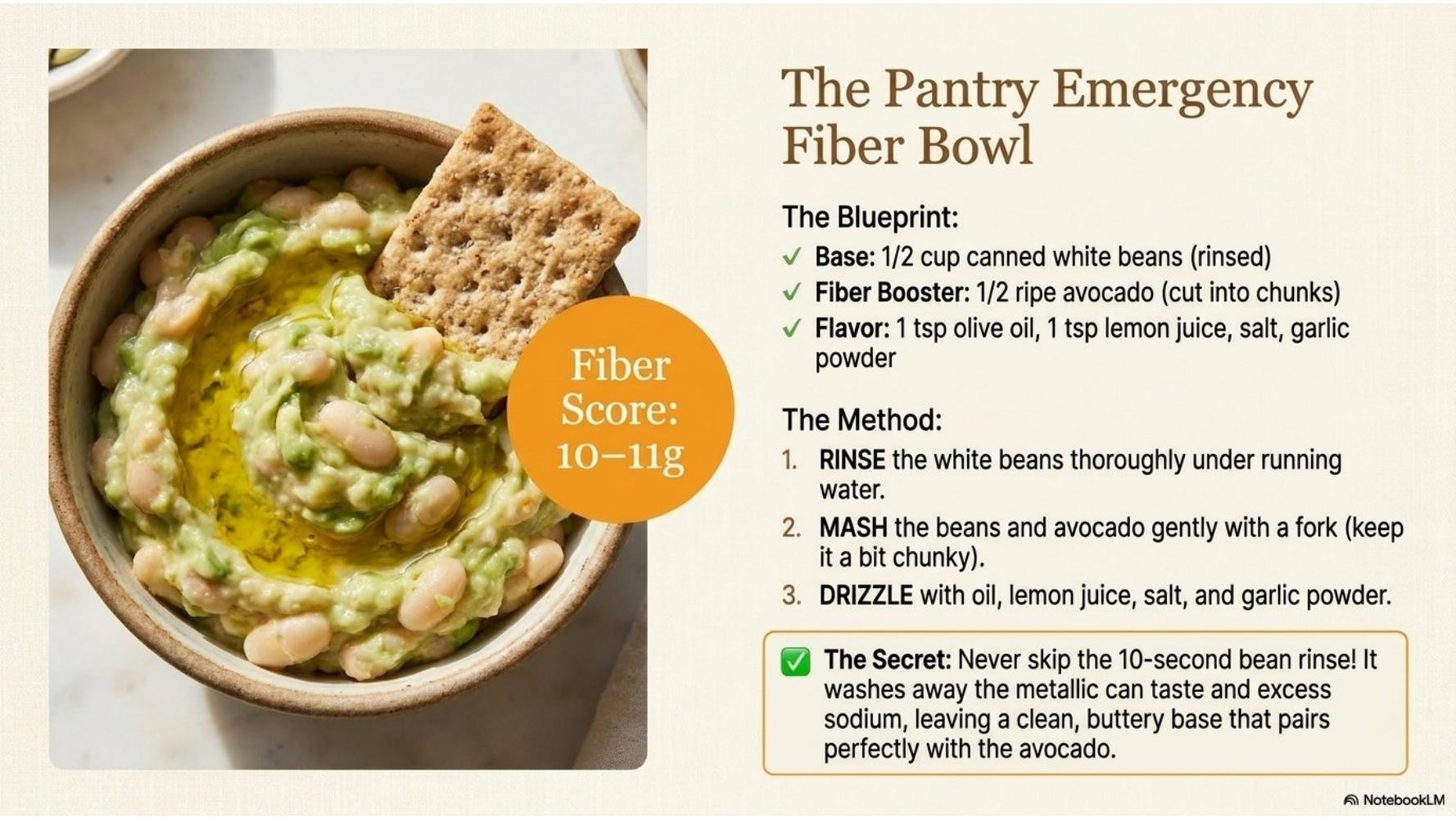 The Pantry Emergency Fiber Bowl