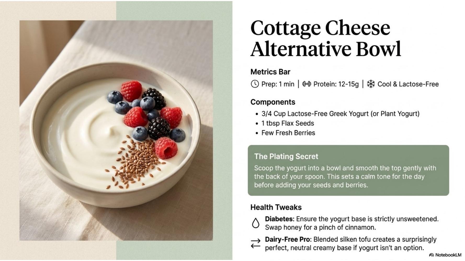 Cottage Cheese Alternative Bowl