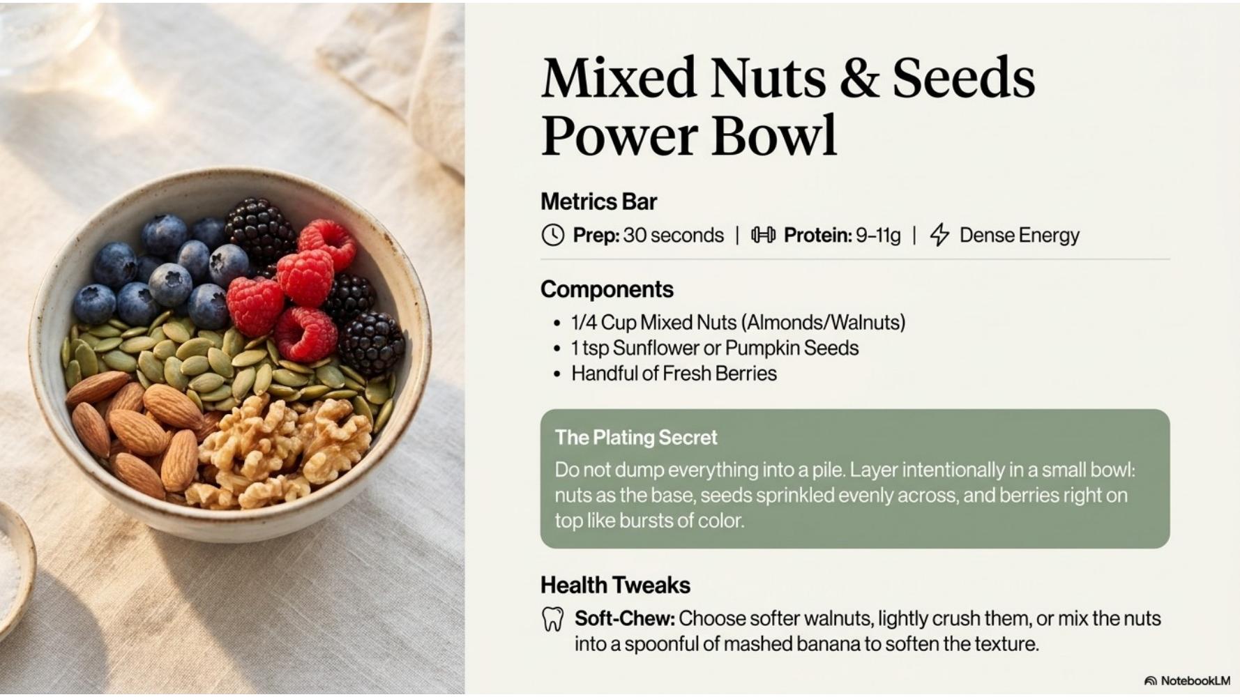Mixed Nuts & Seeds Power Bowl