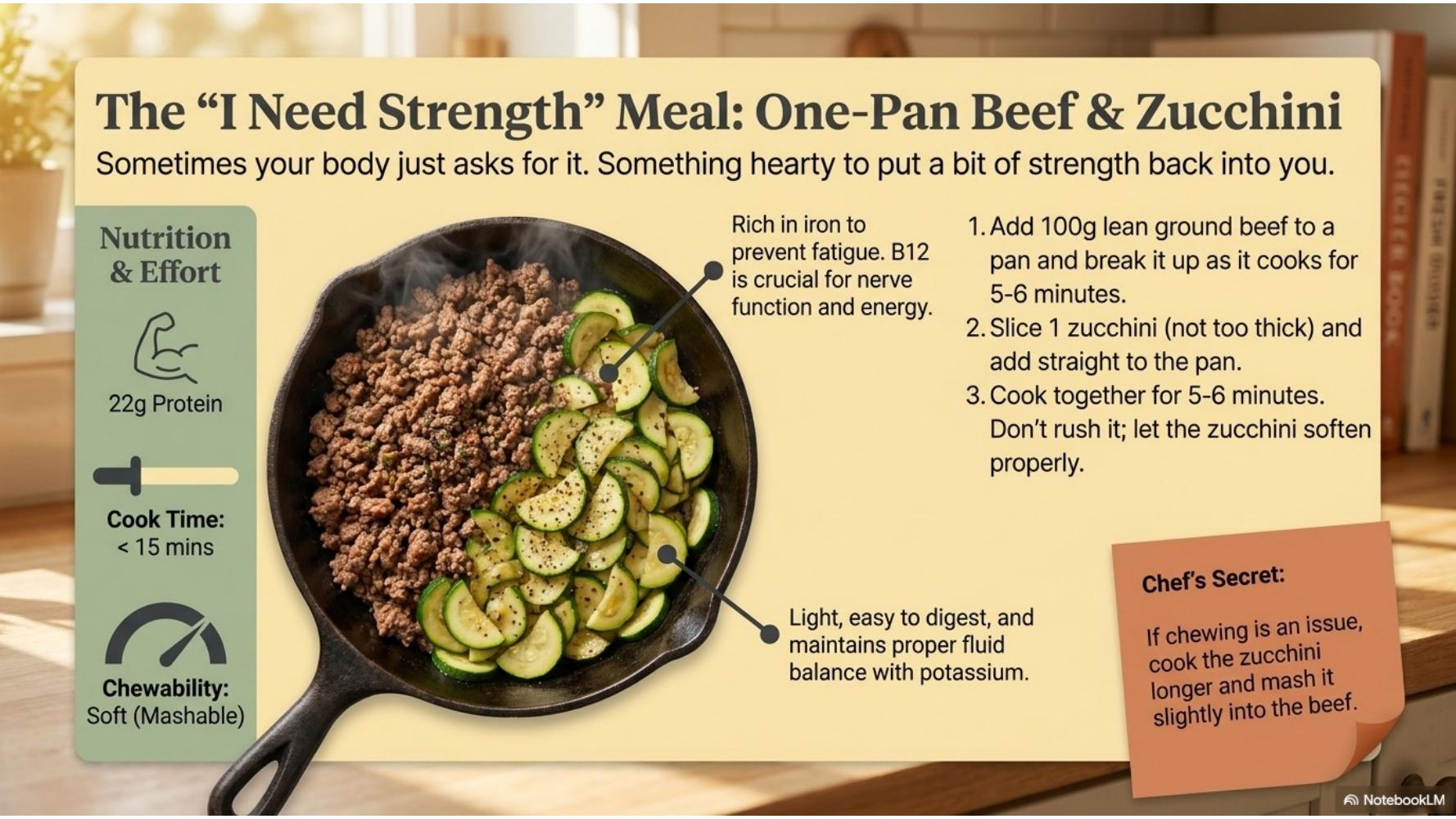 One-Pan Beef & Zucchini
