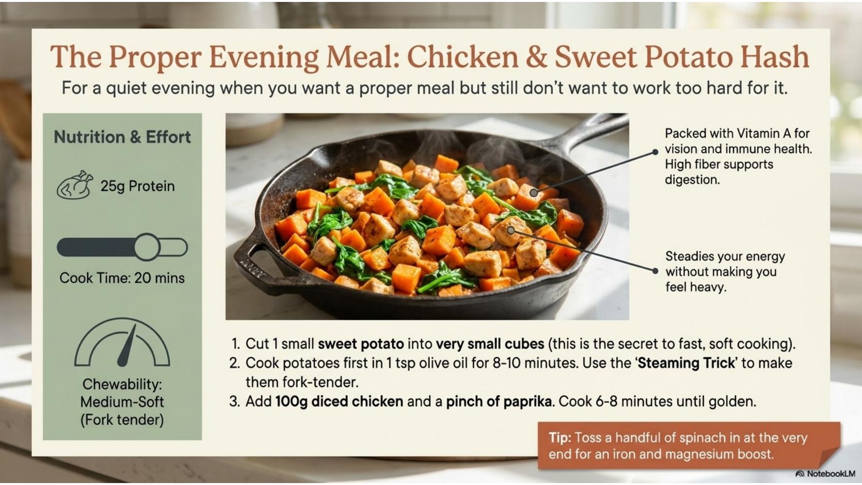 Chicken & Sweet Potato Hash