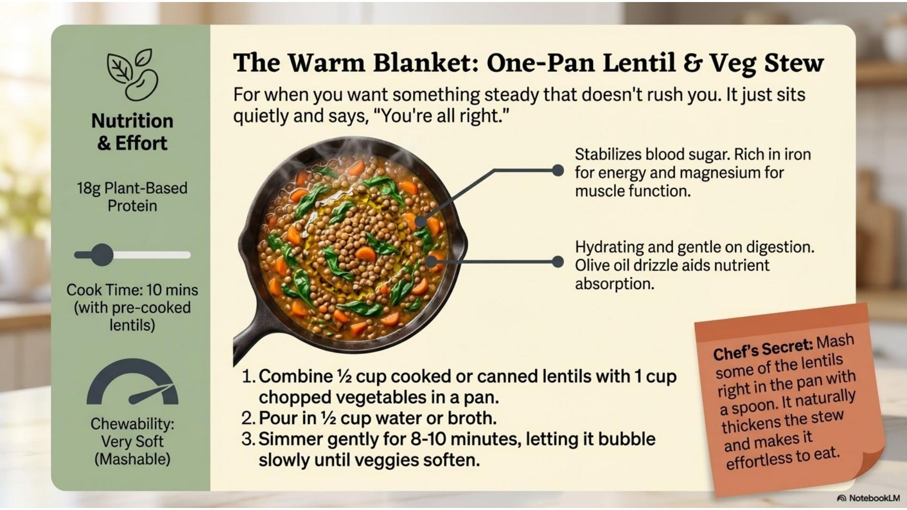 One-Pan Lentil & Veg Stew