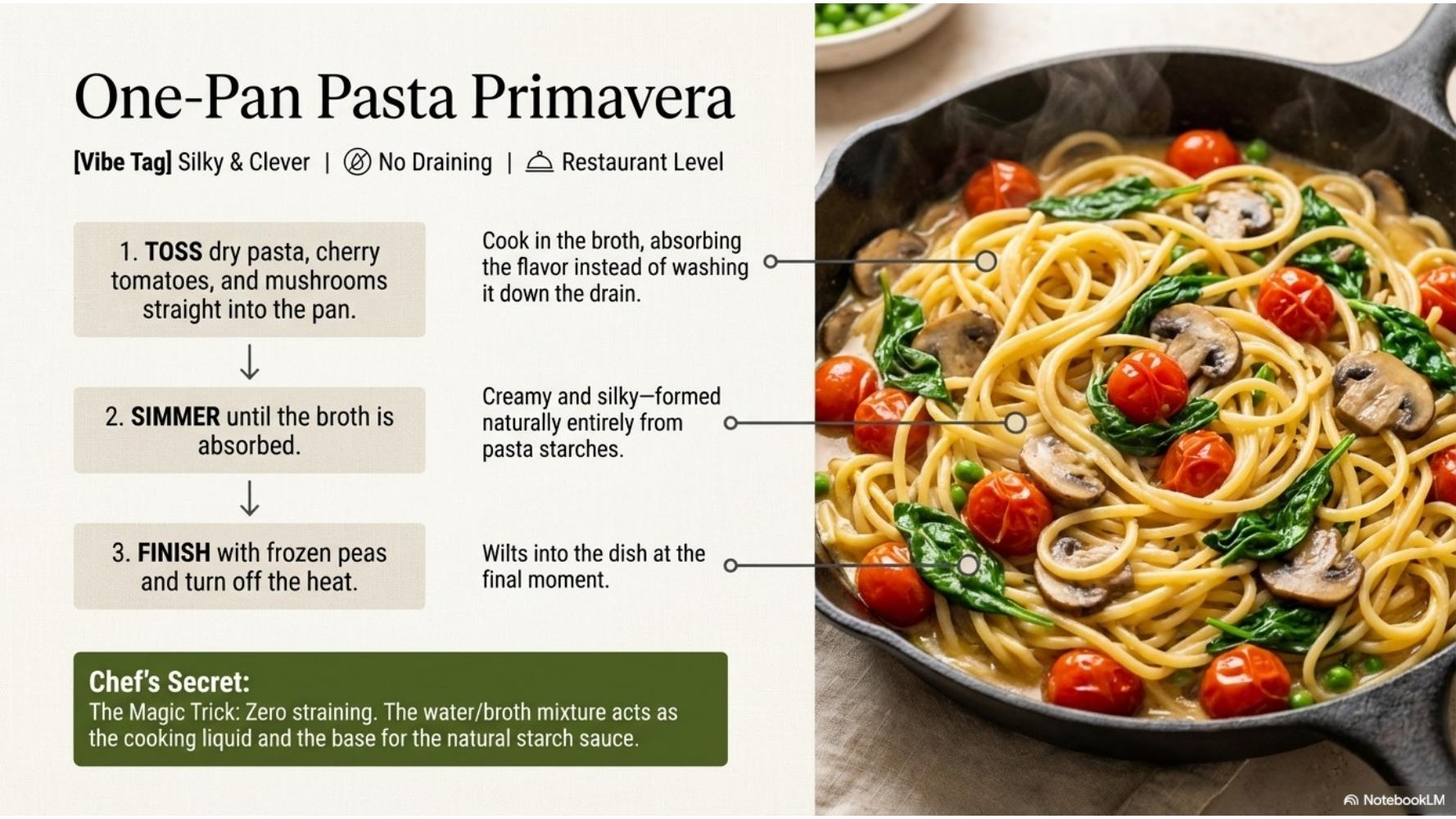One-Pan Pasta Primavera