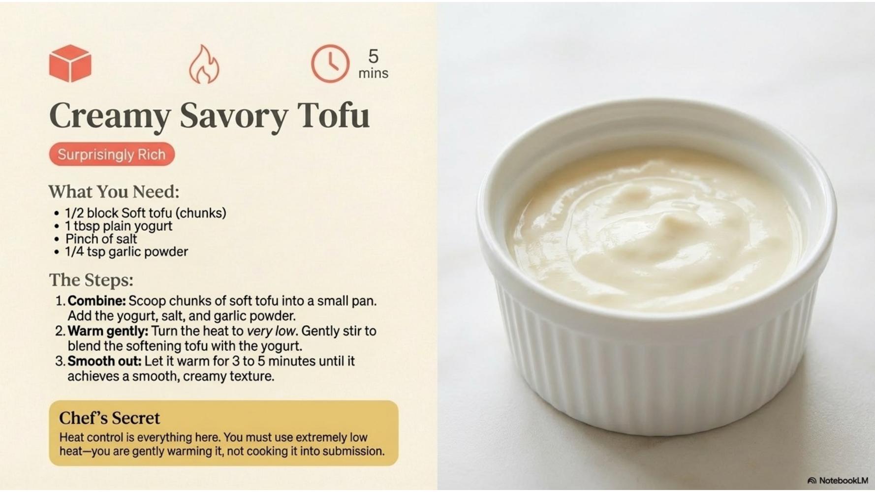 Creamy Savory Tofu