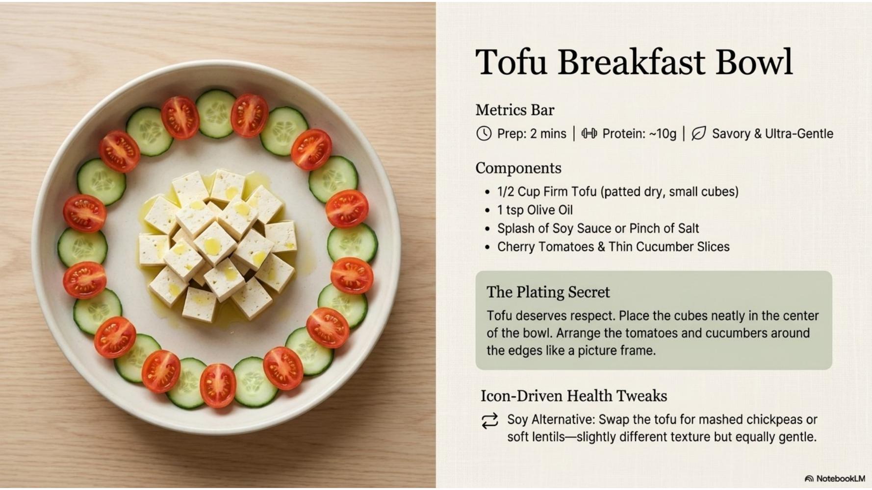 Tofu Breakfast Bowl