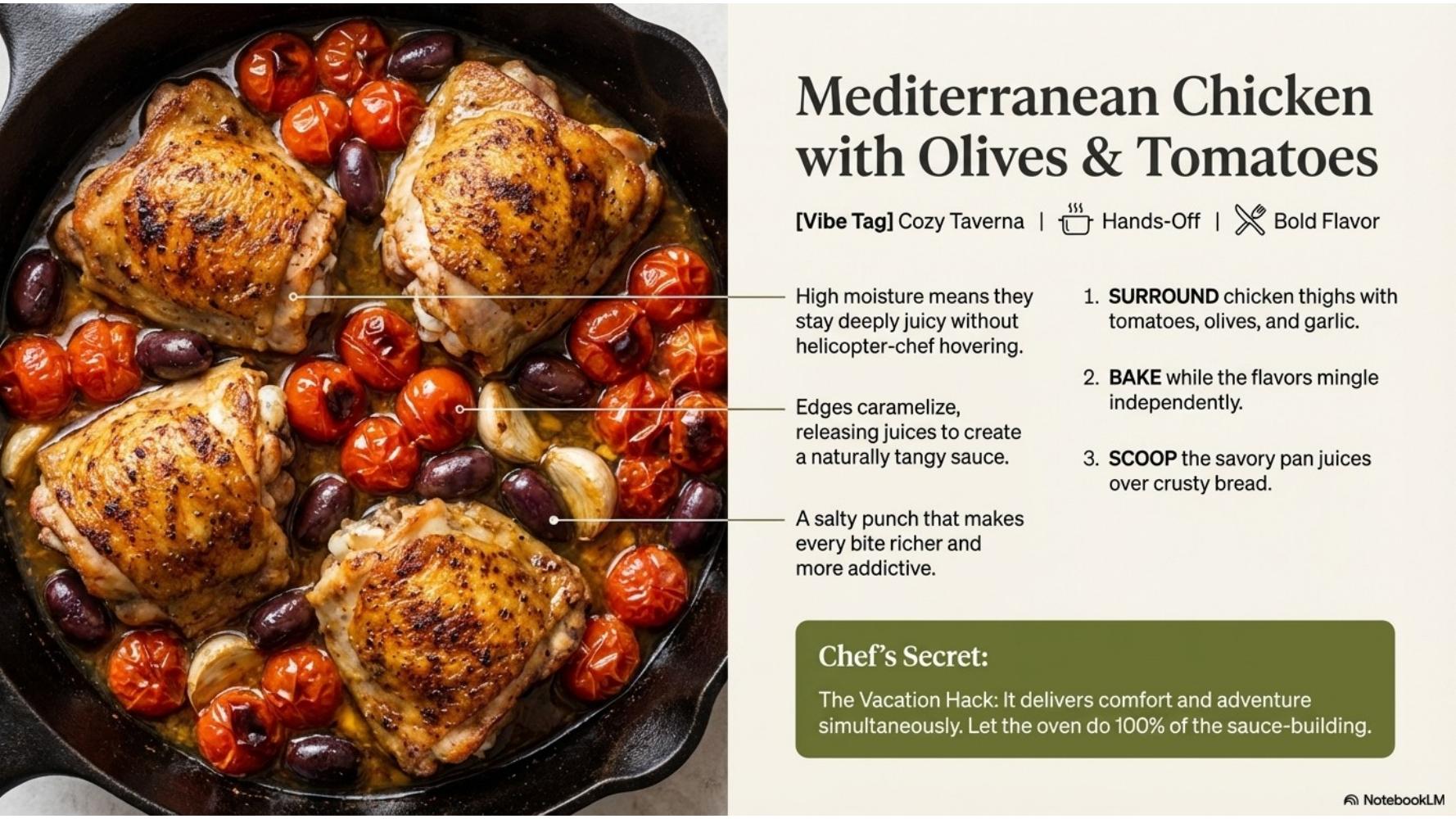 Mediterranean Chicken with Olives