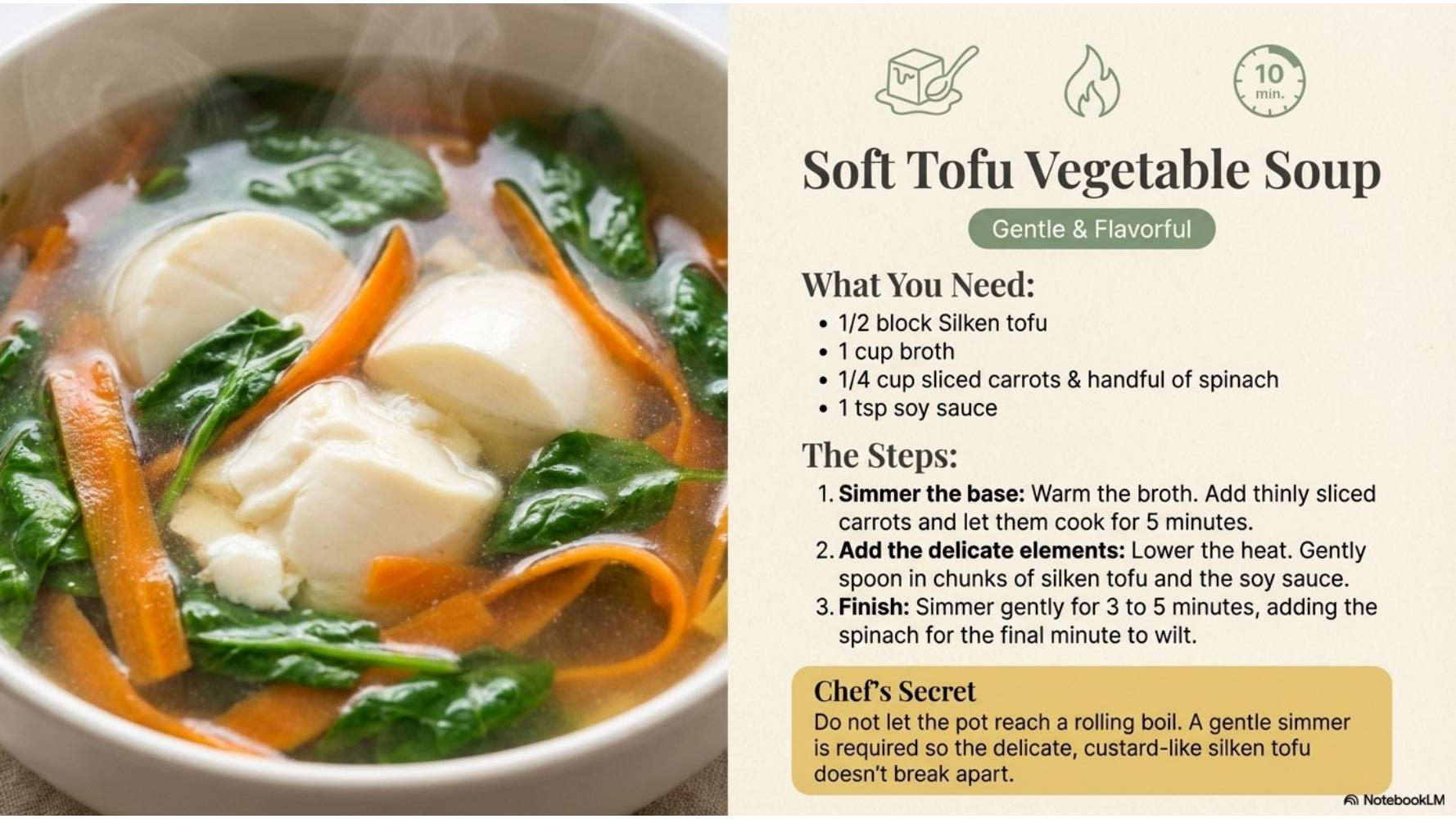 Soft Tofu Vegetable Soup