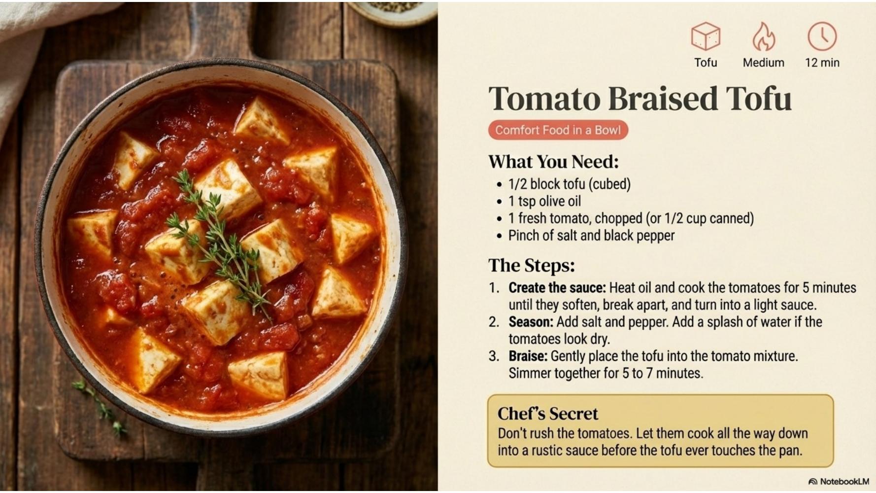 Tomato Braised Tofu
